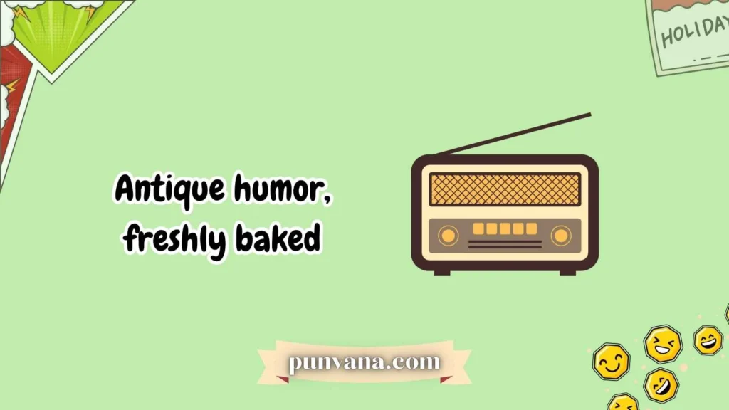 Vintage & Retro Radio Puns