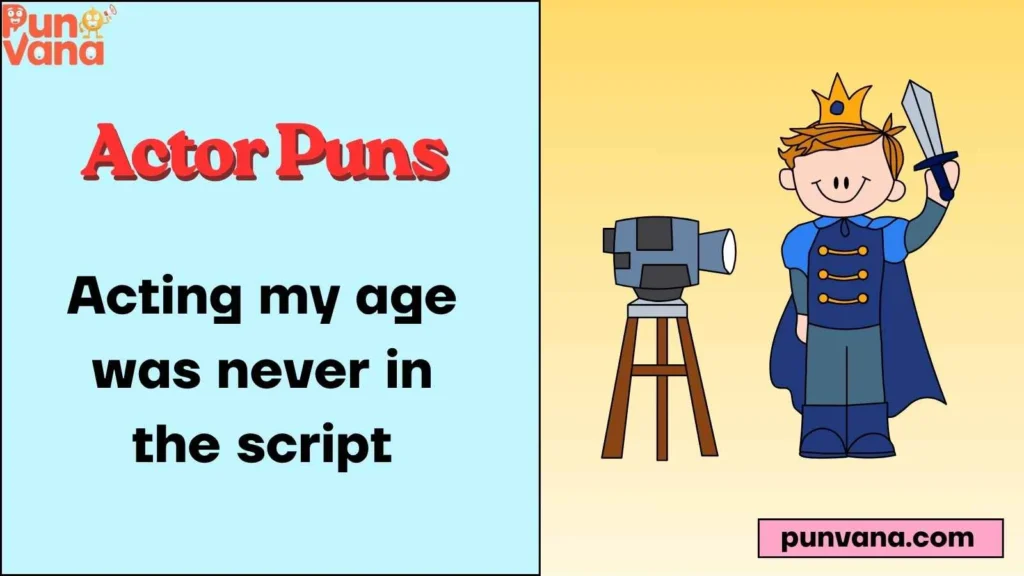 Actor Puns Captions
