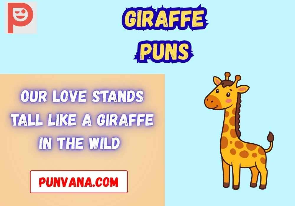Giraffe Puns Love 