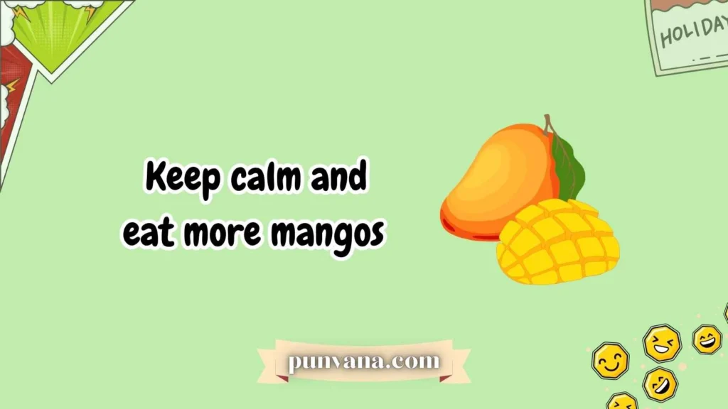 Mango Puns for Instagram Captions 