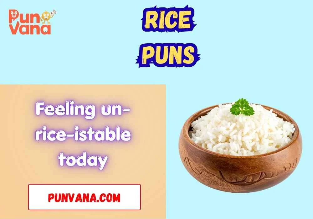Rice Puns Captions