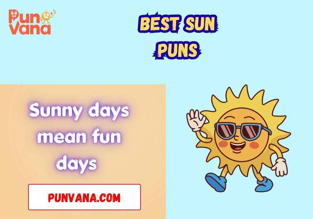 Sun Puns For Kids