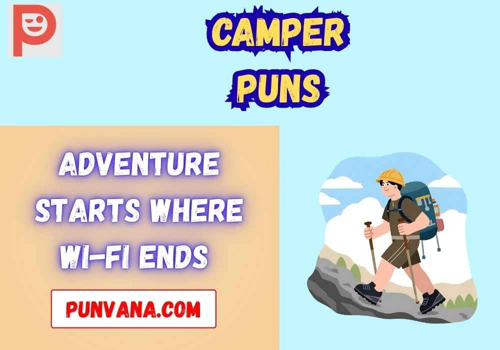 Hiking and Camper Wordplay