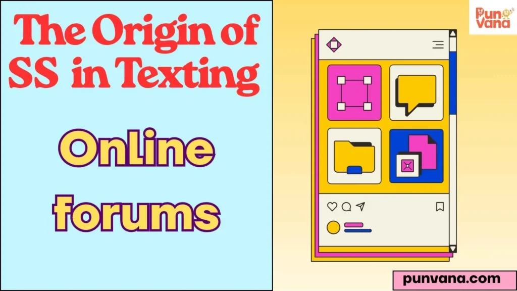 The Origin of "SS" in Texting