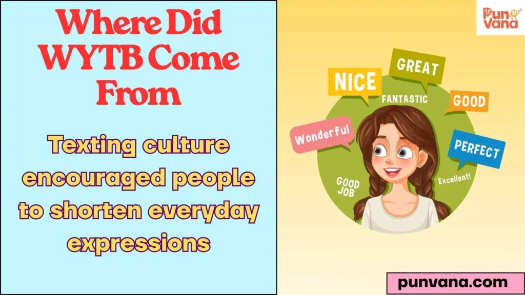 Where Did WYTB Come From