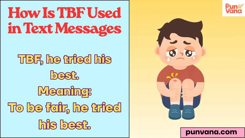 How Is TBF Used in Text Messages