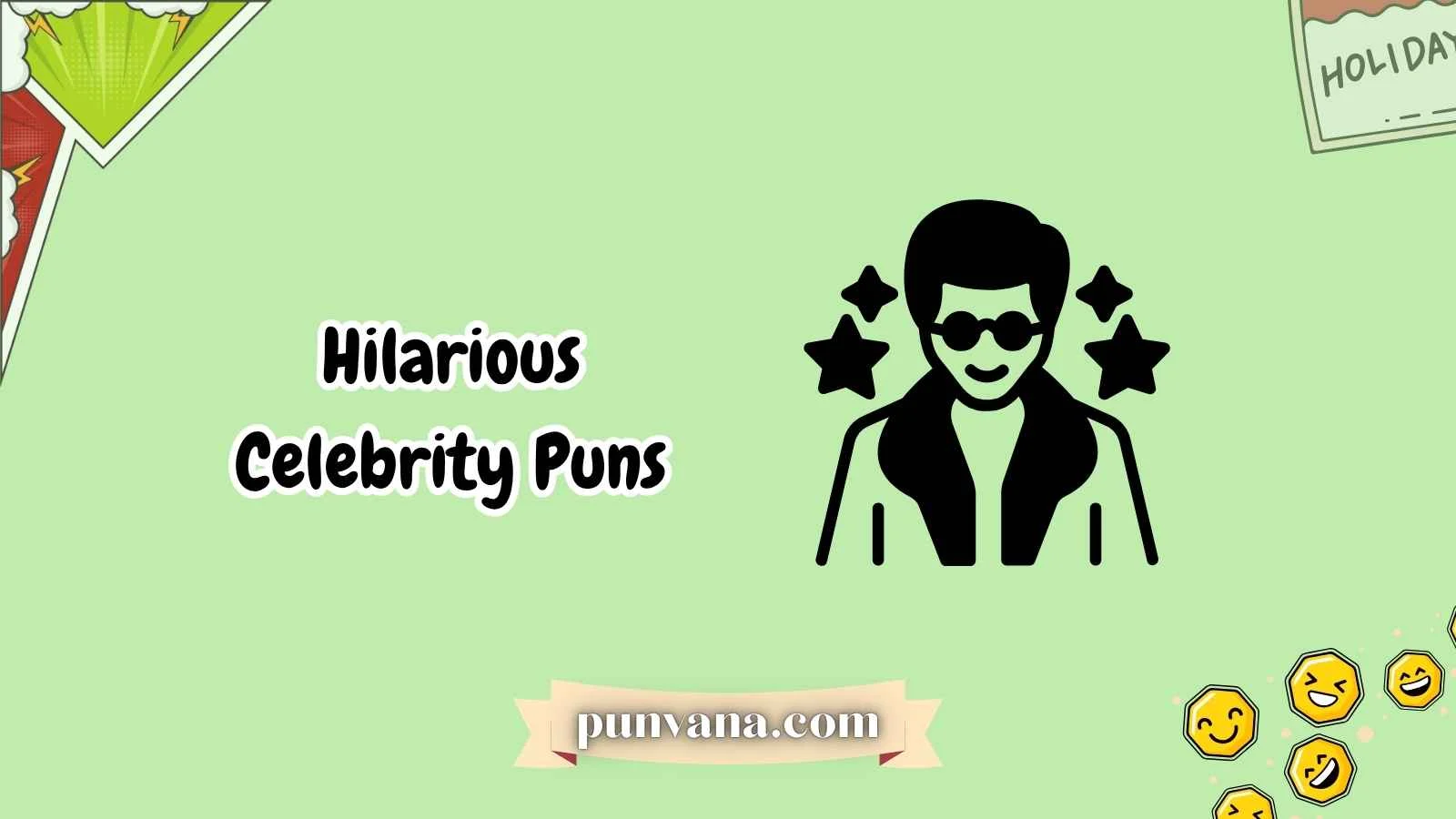 celebrity puns