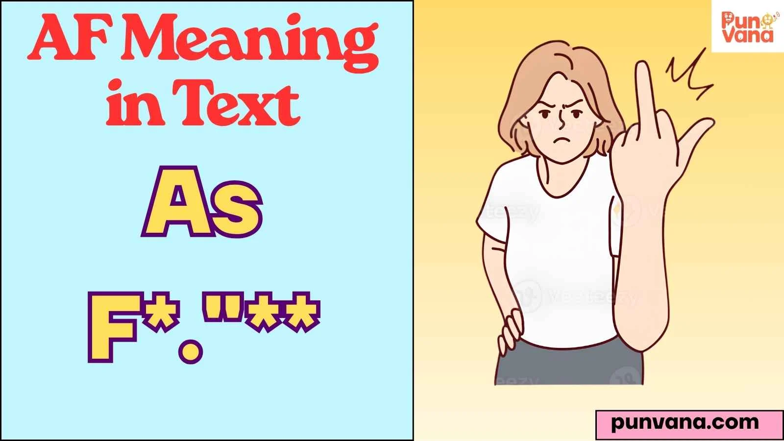 AF Meaning in Text