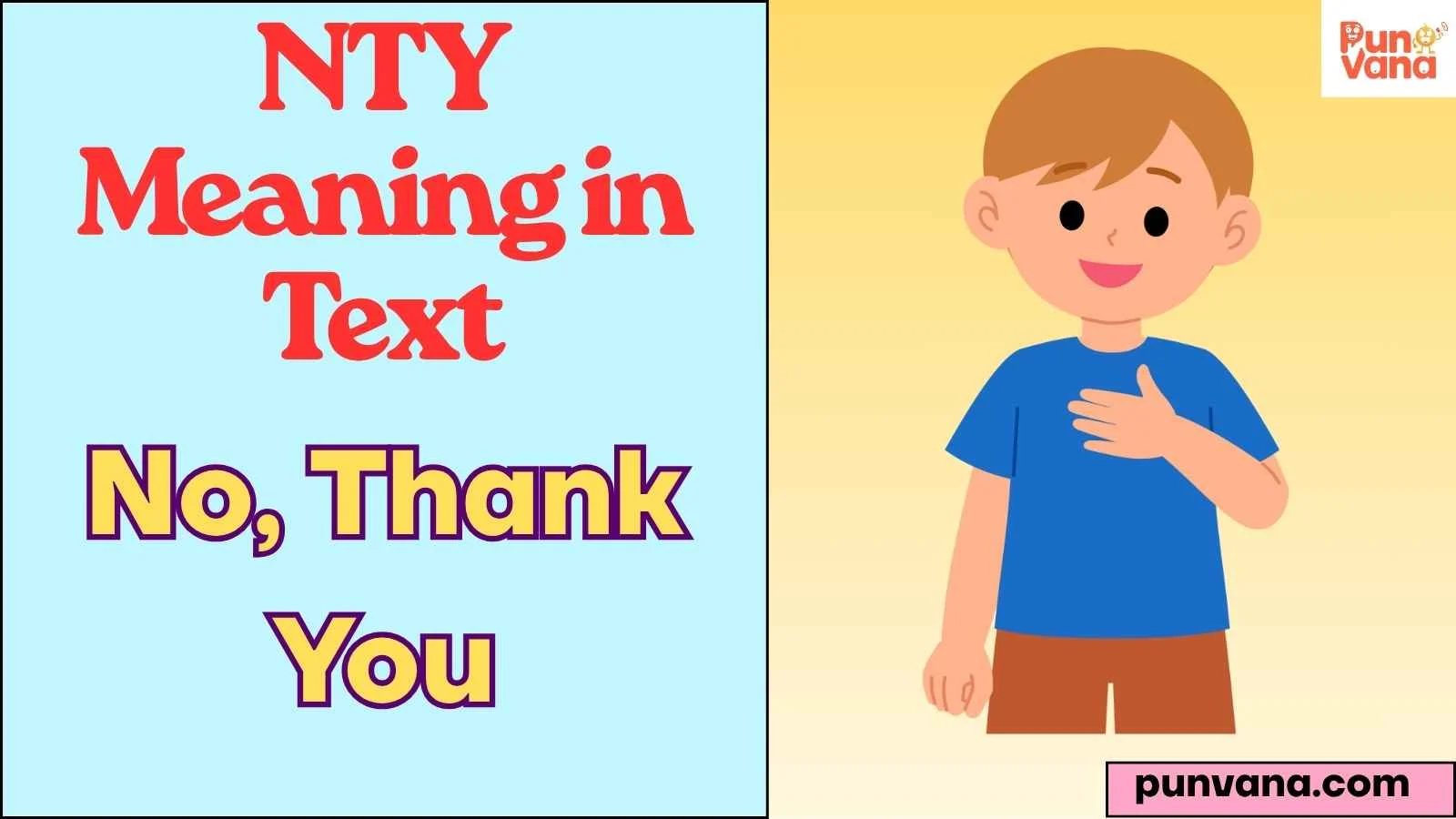 NTY Meaning in Text