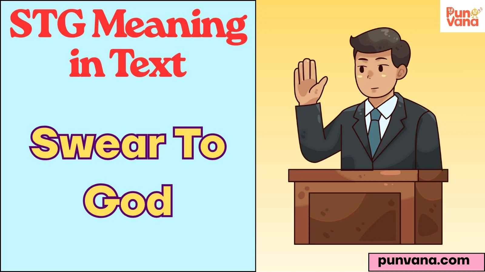STG Meaning in Text