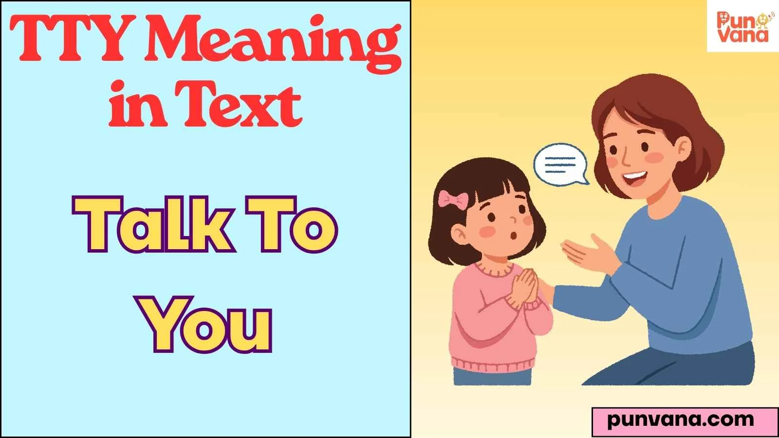 TTY Meaning in Text
