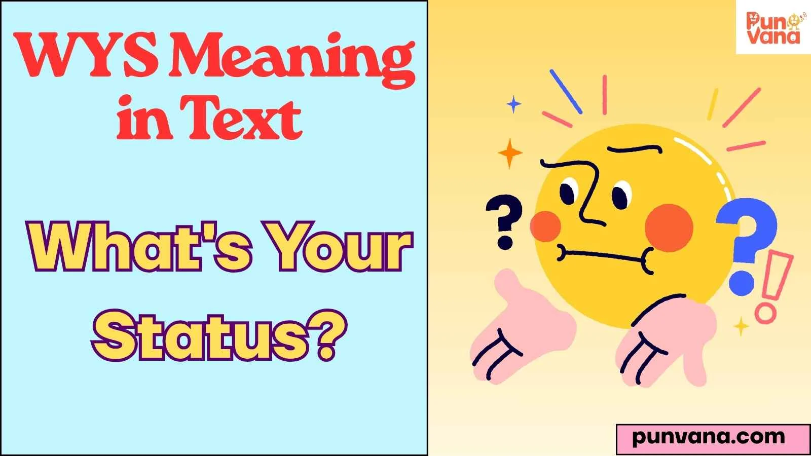 WYS Meaning in Text