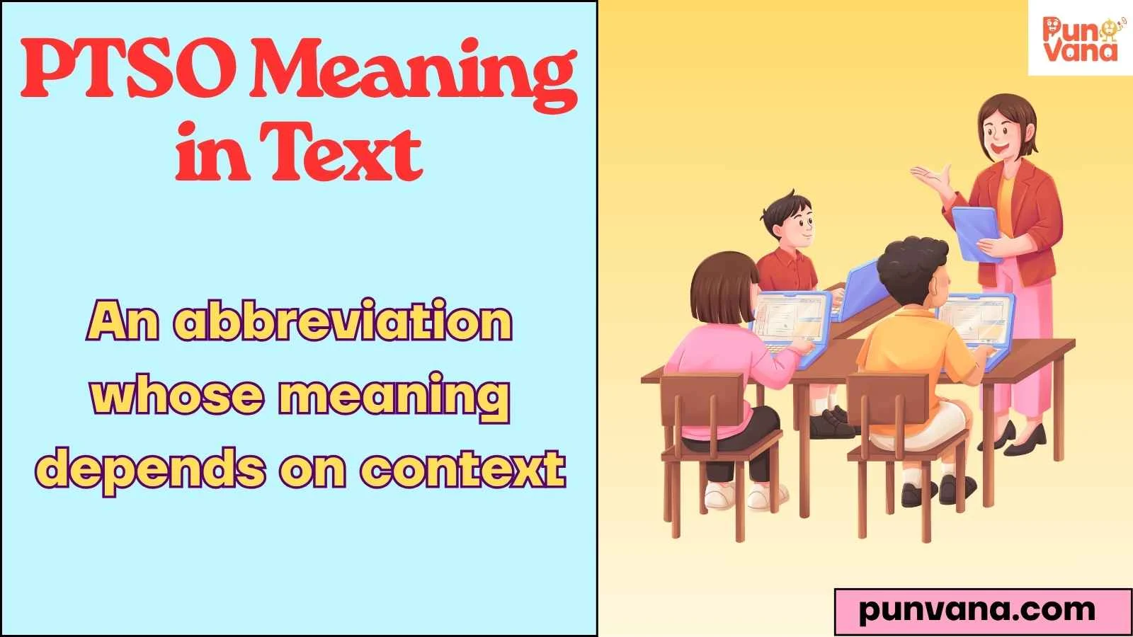 PTSO Meaning in Text
