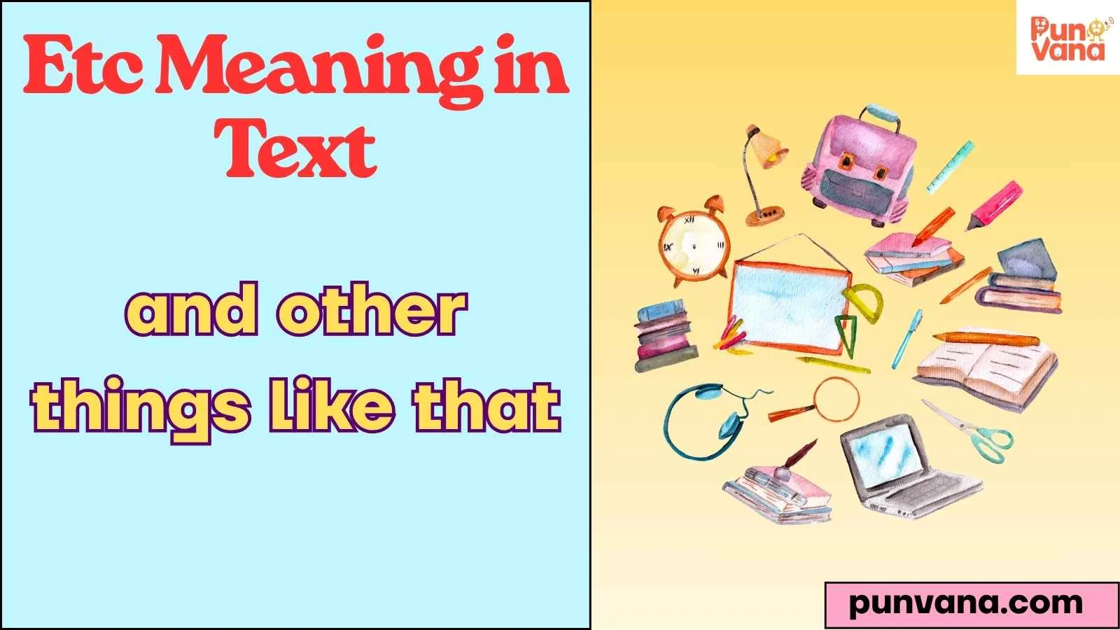 Etc Meaning in Text